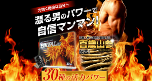 30種の活力パワー！百歳山参配合の活力サプリ【EDITAL EX(エディタルEX)】
